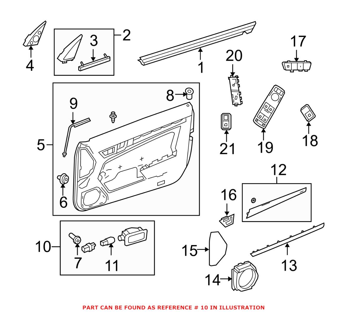 Mercedes Courtesy Light 0028201501